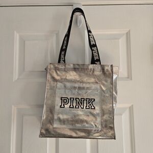 Victoria's Secret PINK Metallic Tote Bag